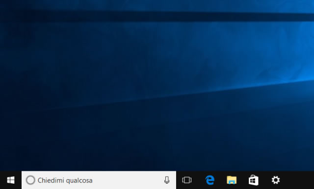 Cortana ha lo sfondo bianco!